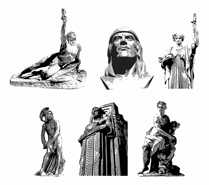statue greek gods