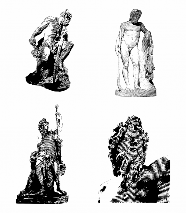 statue greek gods