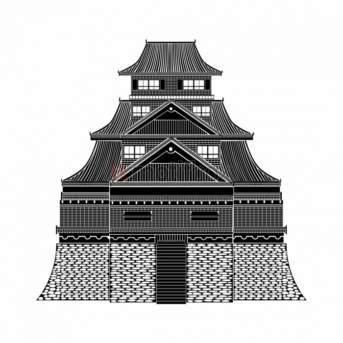chinese building  vectors