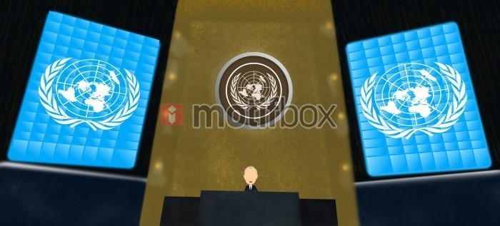 united nation podium 