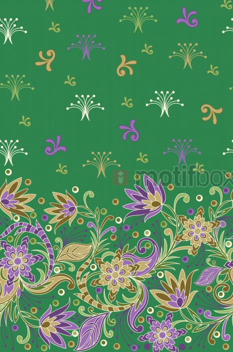 floral design with border