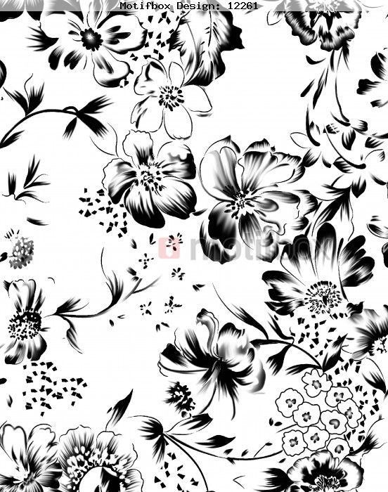 BLACK AND WHITE FLORAL DESIGN BLACK AND WHITE FLORAL DESIGN
