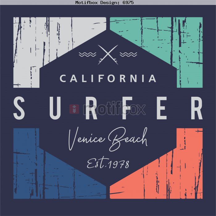 CALIFORNIA SURFER DESIGN