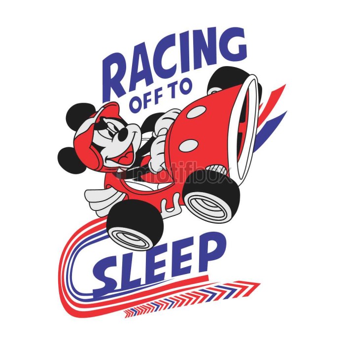 micky mouse racing