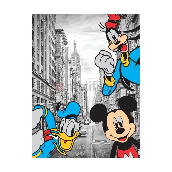 micky mouse donald duck & goofy