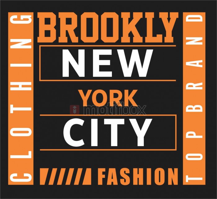brooklyn new york city print for clothing