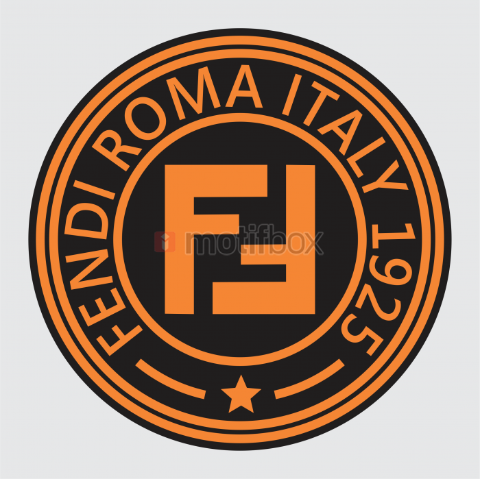 fendi rome italy ff logo