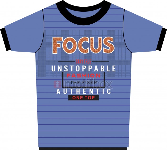 focus authentic t-shirt design