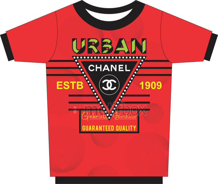 urban chanel t-shirt design 