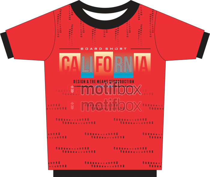 california t-shirt design 